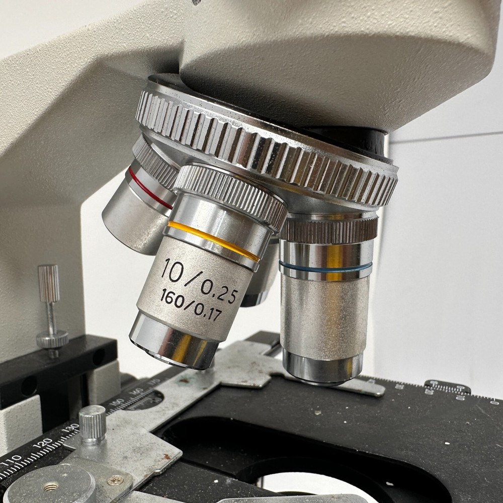 Ward’s Compound Student Microscope 4 Objectives Monocular 10X WF Eyepiece
