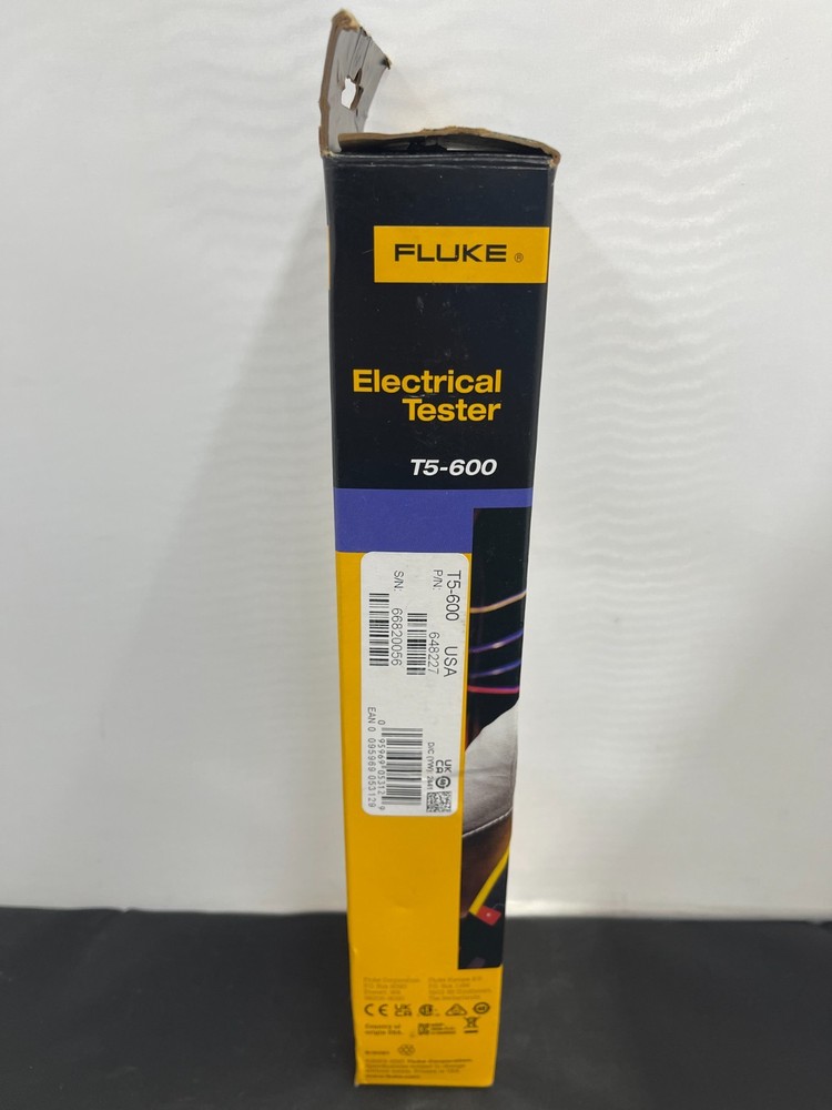 Fluke T5-600 Electrical Voltmeter, Continuity and Current Tester - Open Box