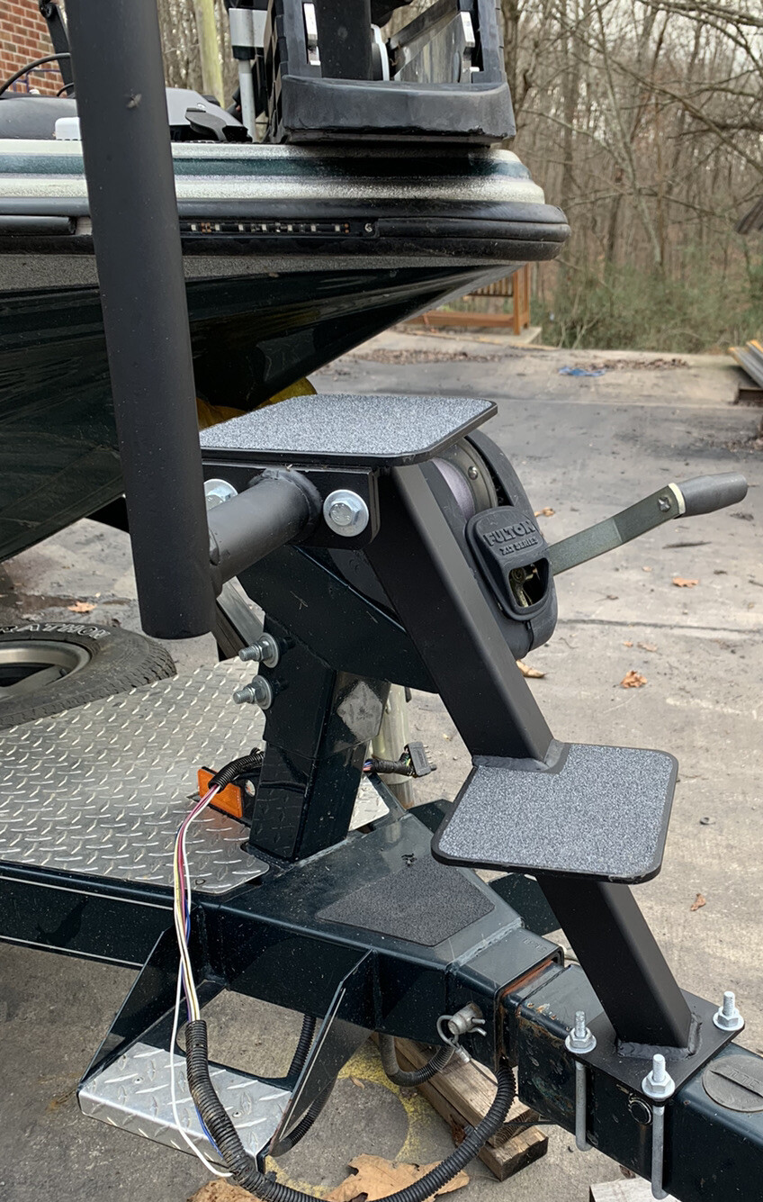 Omega Step Dual Step bass Boat Trailer Steps