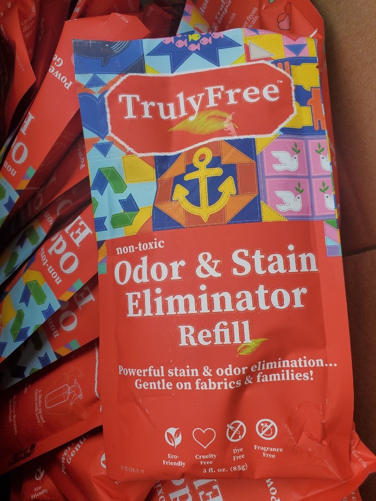 10PACK TrulyFree Odor & Stain Eliminator Refills Packets