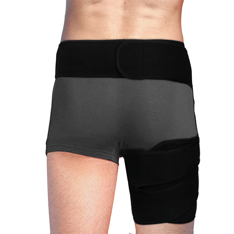 Copper Brace Compression Groin Thigh Sleeve Hip Support Wrap for Sciatic Nerve