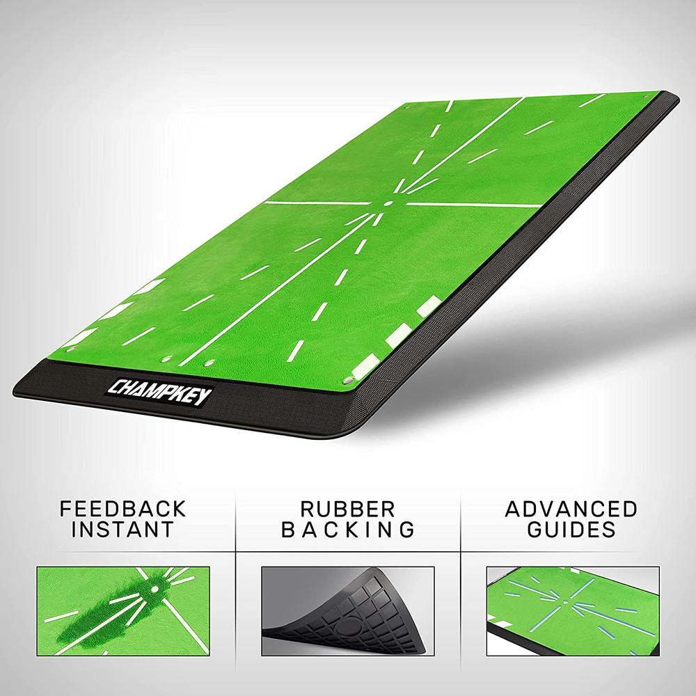 8" X 17" Premium Impact Golf Mat Upgraded Version | Path Feedback Golf Practice