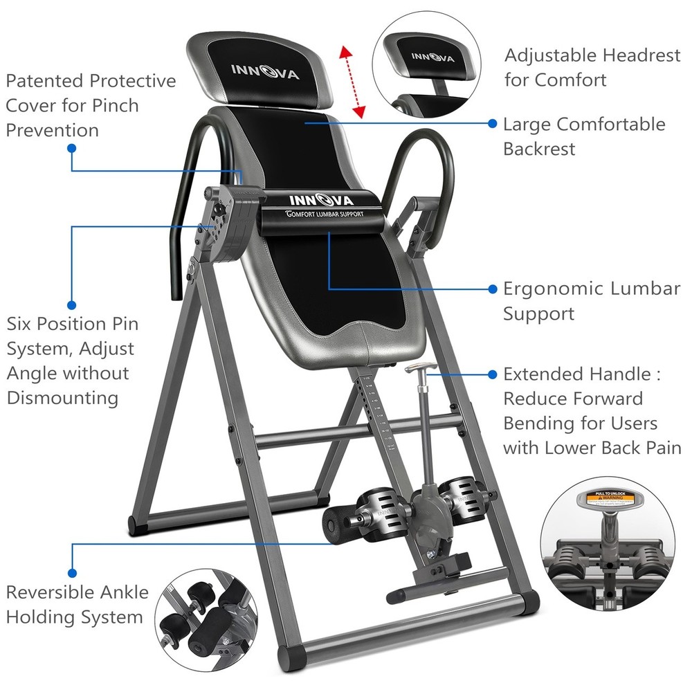 Fitness Inversion Table 300 lb Capacity