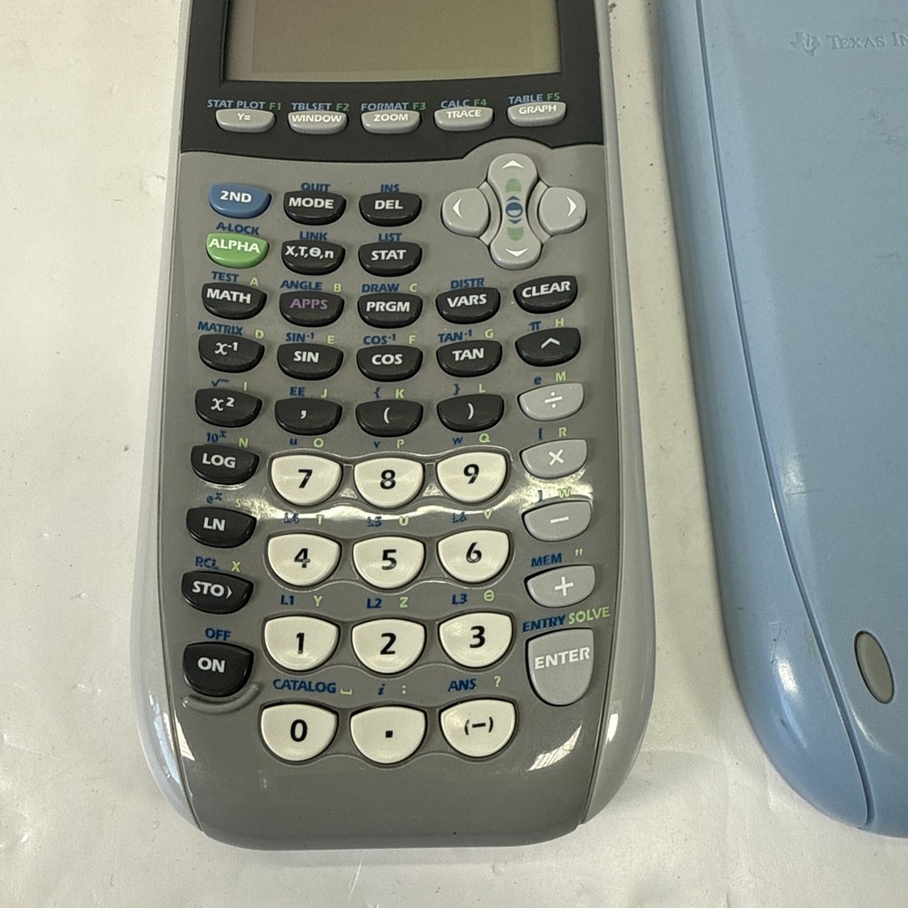 Texas Instruments TI-84 Plus Silver Edition Graphing Calculator + Cover | TESTED
