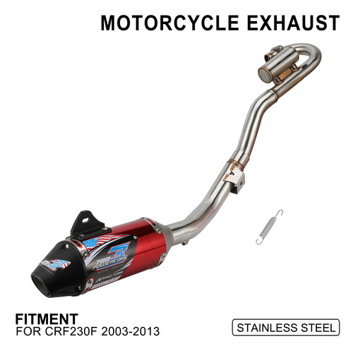 Motorcycle Exhaust Pipe Muffler Assembly Kit for CRF230F 2003-2013 Dirt Bike