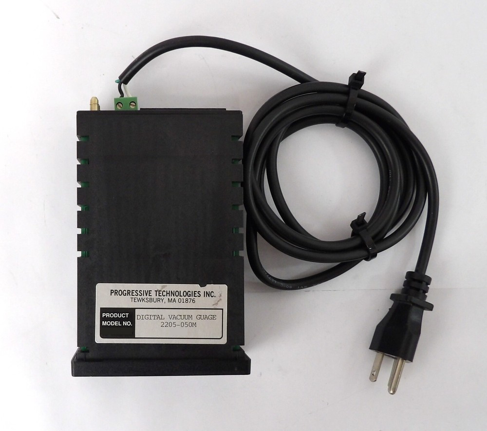 Progressive Technologies 2205-050M Digital Vacuum Guage Working Surplus