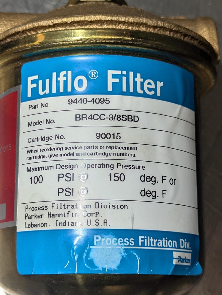 Fulflo Filter BR4CC-3/8SBD / 9440-4095