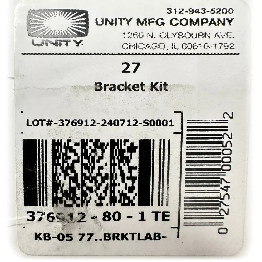 Unity 27 Installation Kit for Spotlight Mount includes Mounting Bracket and More