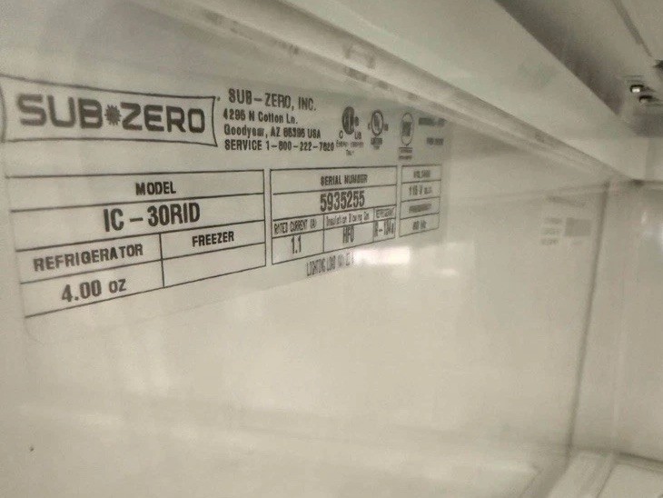 Subzero 48 IC 30 Fridge And IC 18 Freezer Columns (2022)