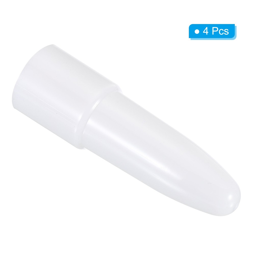 Flashlight Diffuser Caps, 4 Pcs Wear-Resistant Flashlight Signal Wand White