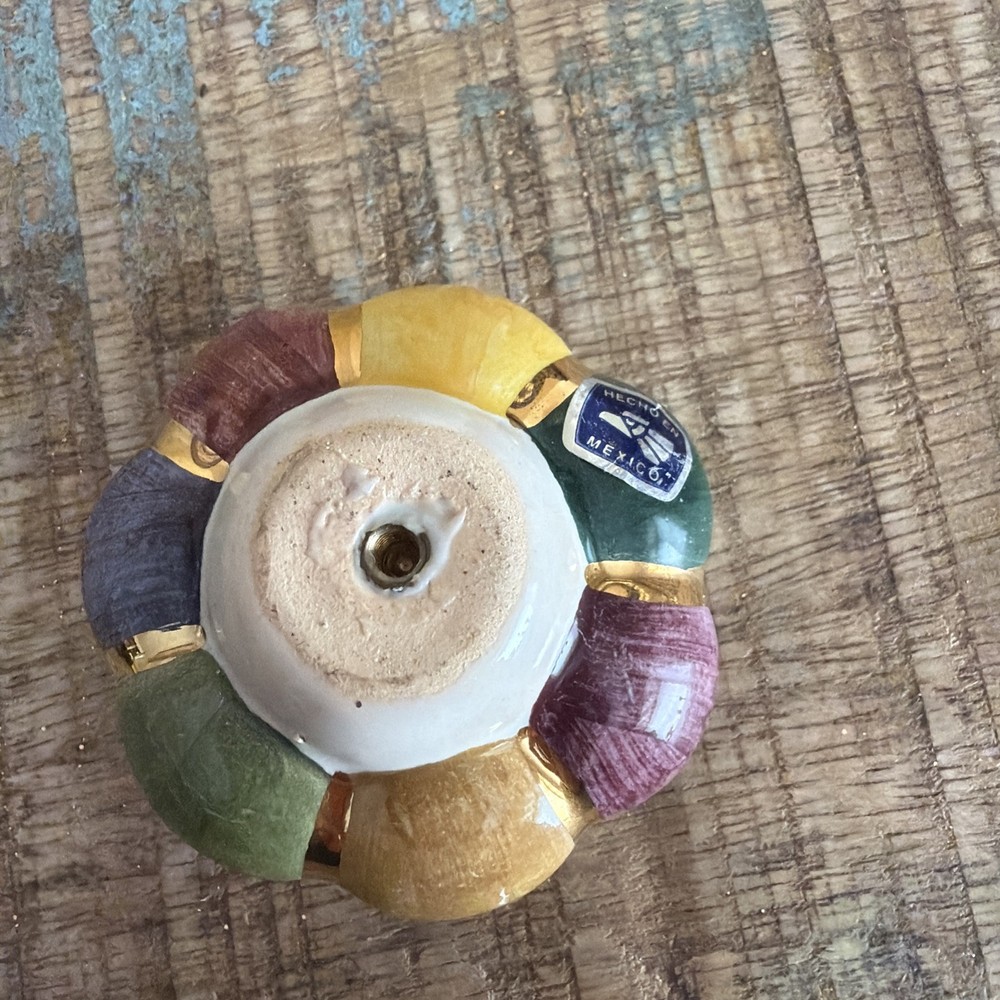 Mackenzie-Childs ROSIE POSIE Large 2.5" Drawer Pulls/Knobs NEW