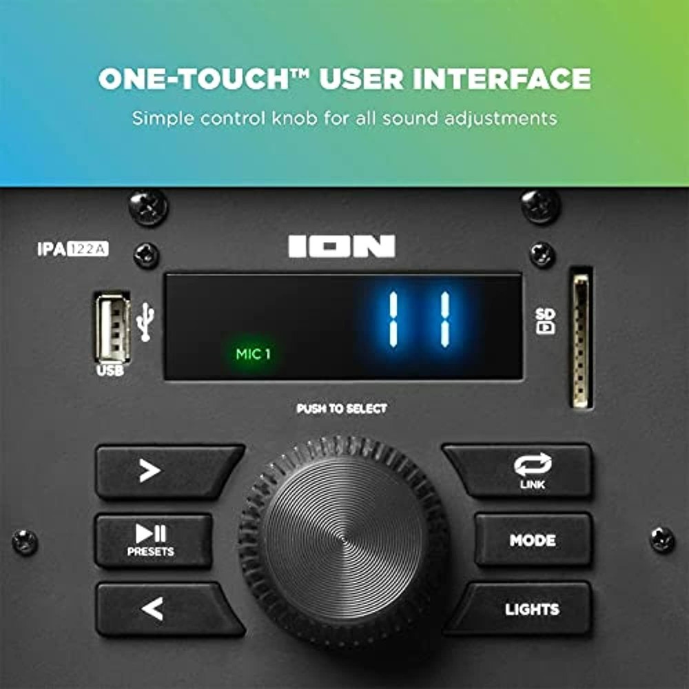 Ion Audio Total PA Glow Max