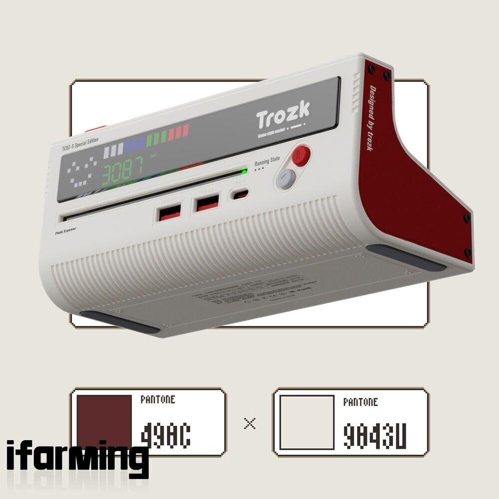 TC-02 Game Style Power Socket Multi-functional Fast Charging Power Socket 20W