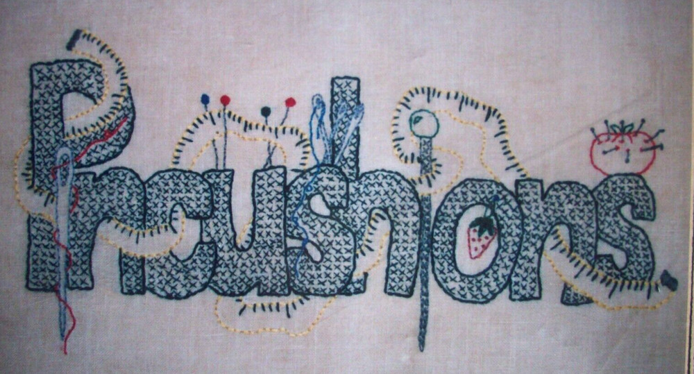 Pincushion embroidery pattern  Liberty Rose *D
