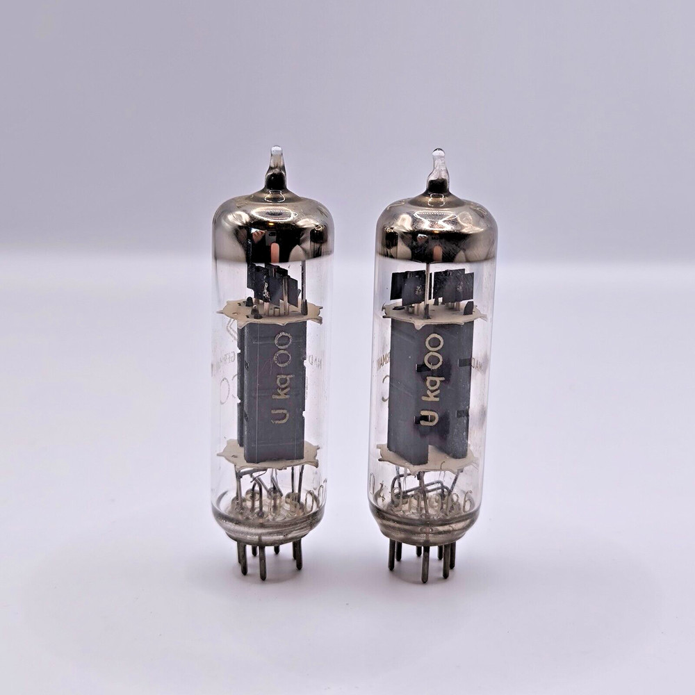 Telefunken E90CC, matched pair same codes, welded plate, ULM factory, year 1957