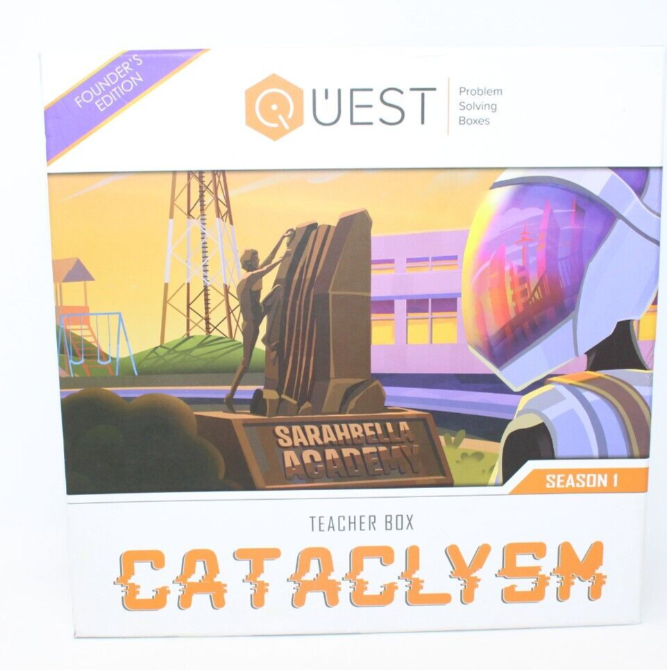 QUEST Problem Solving Box Season 1,Teacher Box CATACLYSM (OPEN BOX)