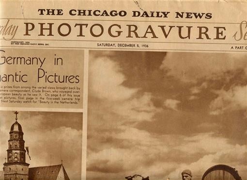 Chicago Daily News Saturday Photogravure Section December 5, 1936