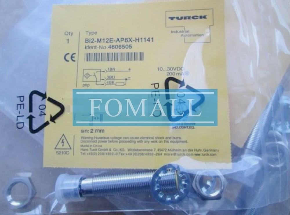 1Pcs New Proximity Switch Sensor BI2-M12E-AP6X-H1141