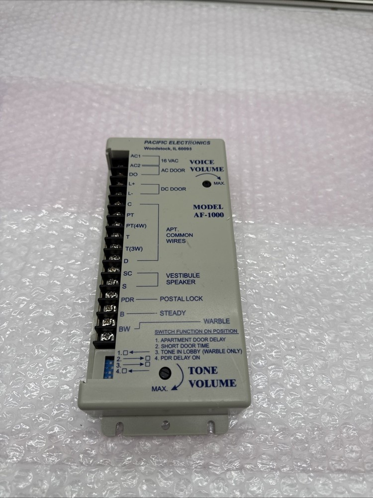Pacific Electronics Af-1000 Amplifier for intercom systems
