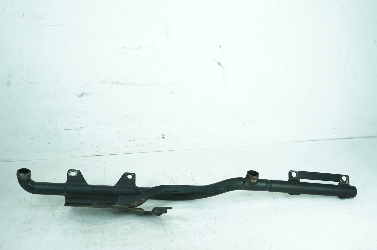 08 Harley Sportster XL1200 Low Exhaust Muffler Interconnect Bracket Support Bar