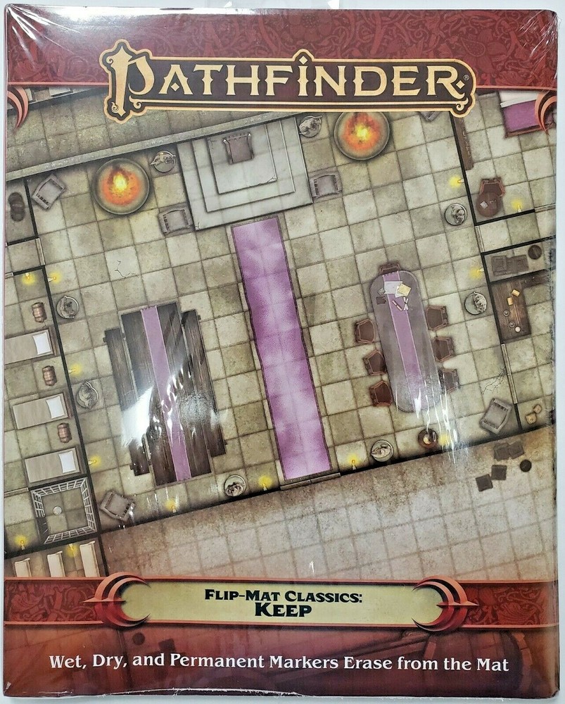KEEP Pathfinder Flip-Mat Classics NEW Paizo PZO31038