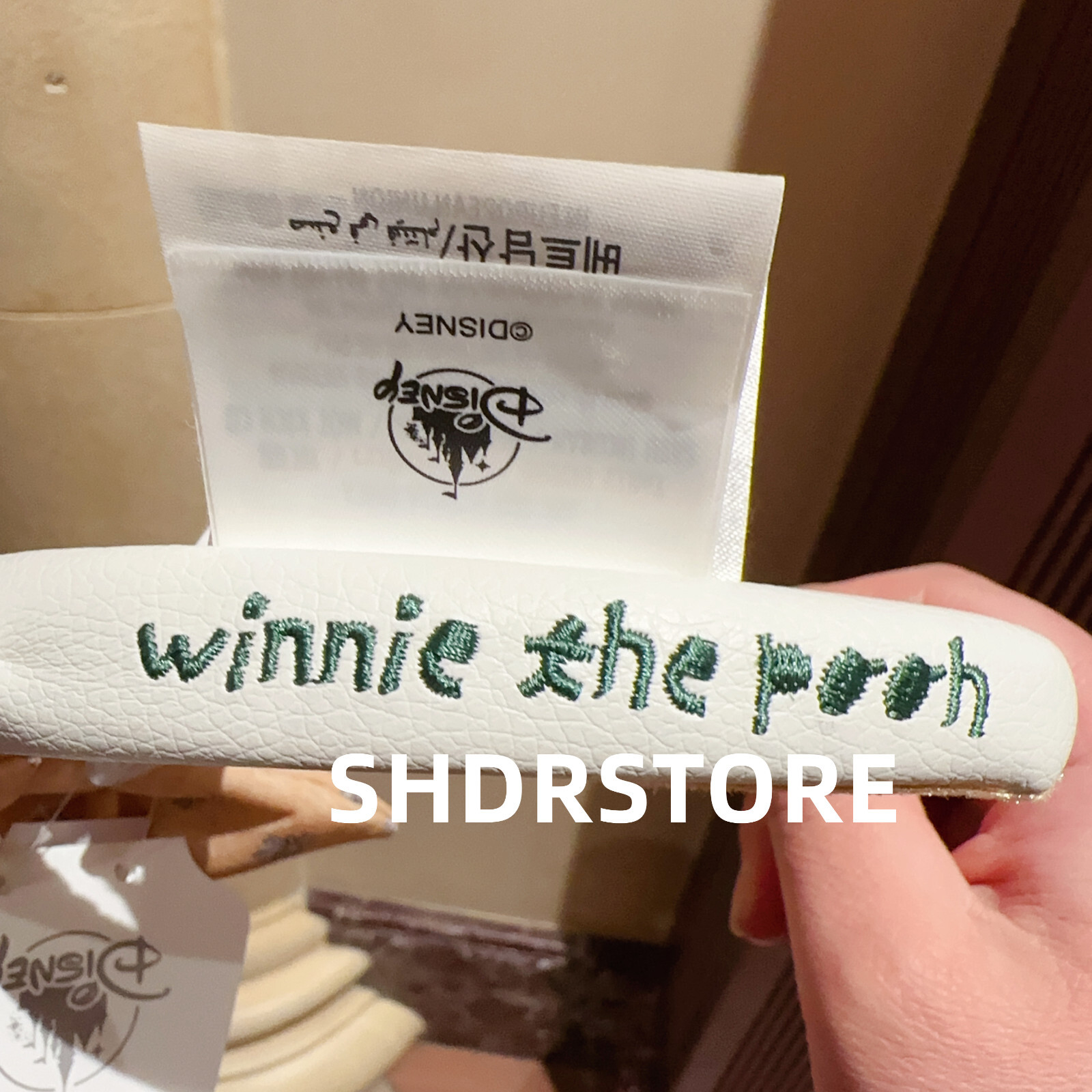 Disney authentic 2025 Winnie the pooh minnie ear headband shanghai disneyland
