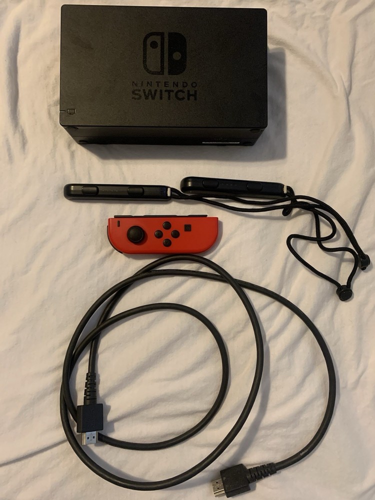 Nintendo Switch Charging Dock / AC power/JoyconLEFT & attachments/ HDMI CABLE TV