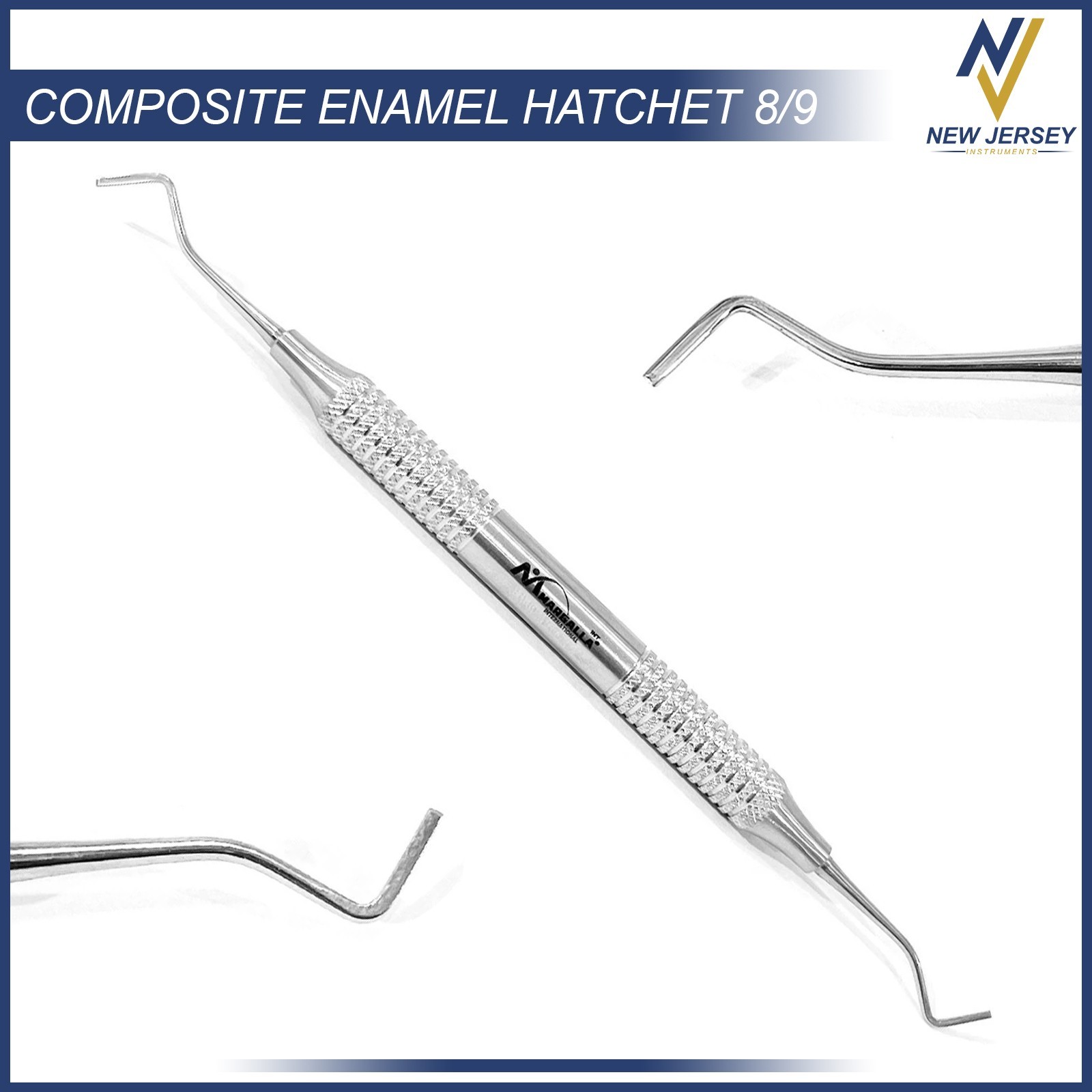Restorative Enamel Hatchet 8/9 Double Ended German Quality Dental Instrument