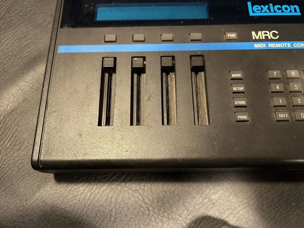 Vintage Lexicon MRC MIDI Remote Controller Surface Black Digital Display