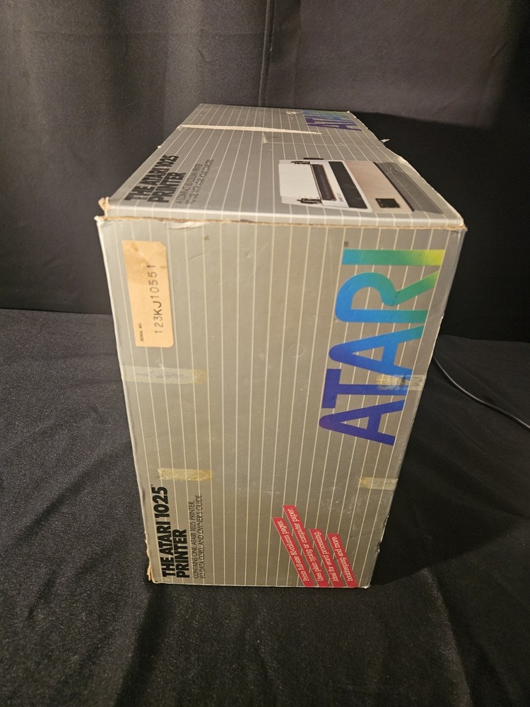 Atari 1025 Printer and Box - Tested Powers On READ