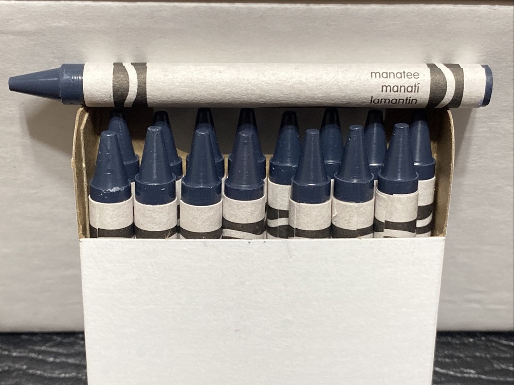 (16) Crayola Crayons (manatee) BULK