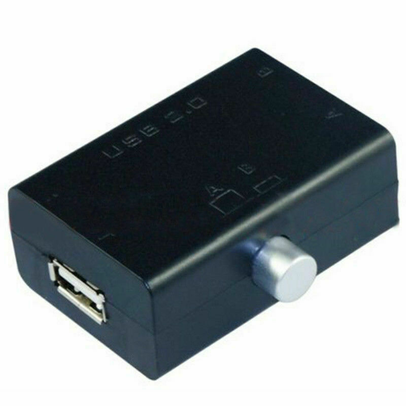 SHARE SWITCH - USB 2.0 To 2 Ports USB of PC Computer Scanner Printer with button