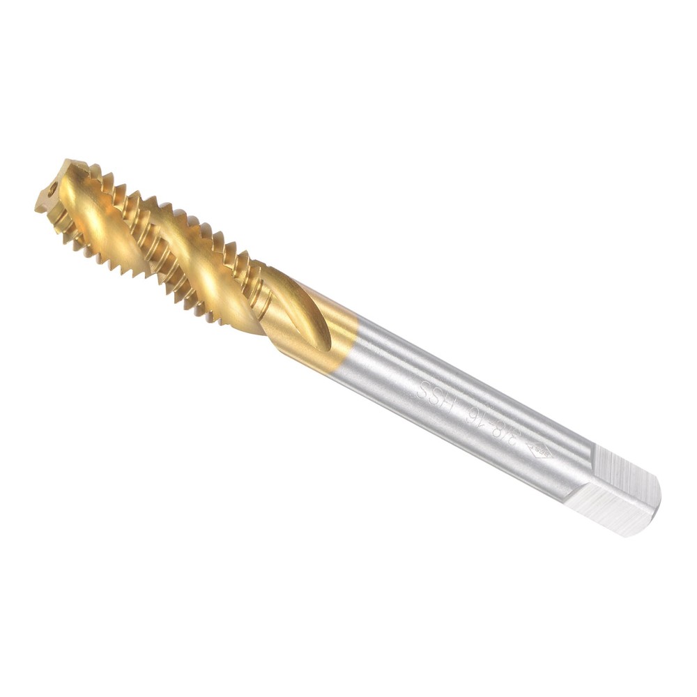 Spiral Flute Threading Tap 3/8-16 UNC 3 Flutes Tapping Tool
