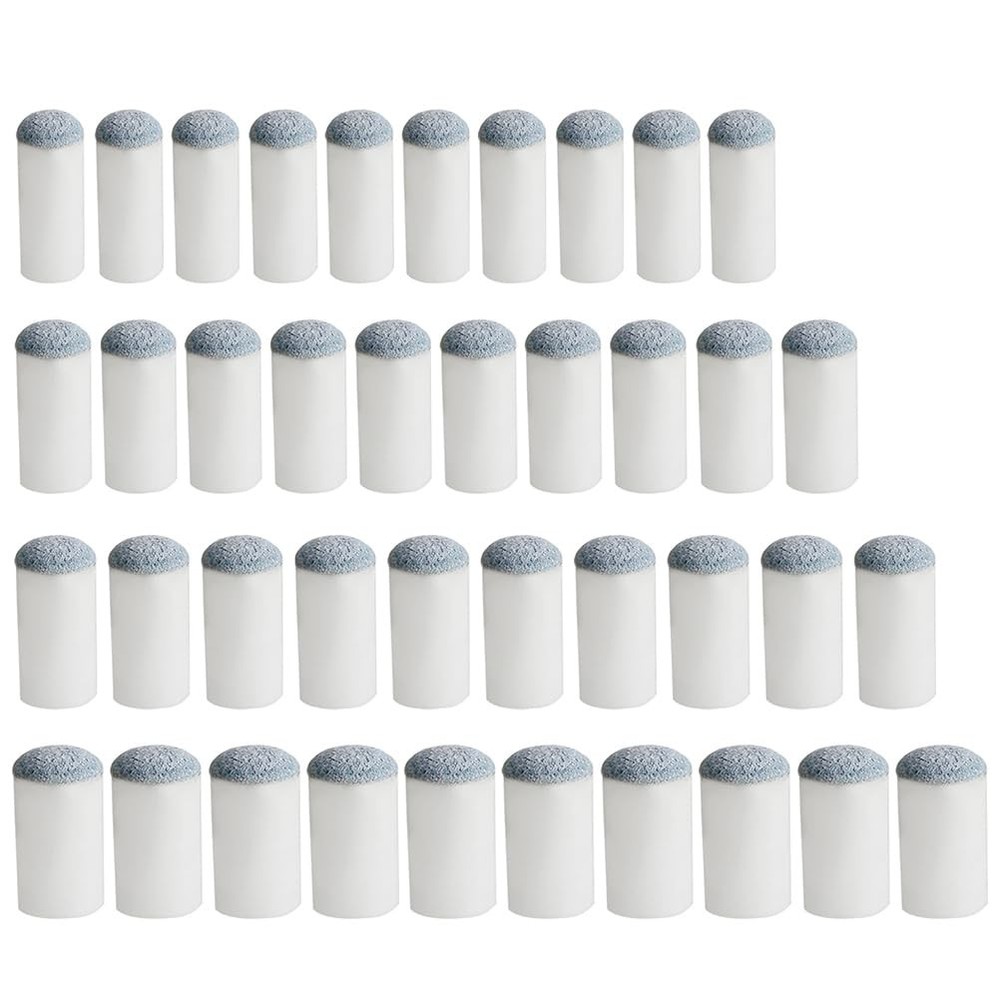 40pcs Slip On Pool Cue Tips Replacement Billiard Cue Tips 4 Sizes