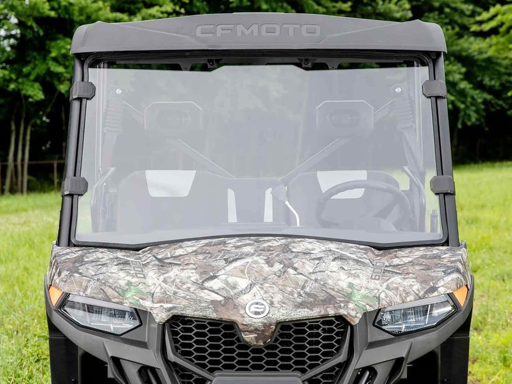Front Windshield Clear Full Window Windscreen PC For 2021-2026 CFMOTO UForce 600