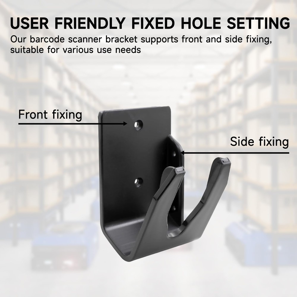 Universal Barcode Scanner Holder, Wall Mount Rack Bracket for Scan Gun Readers