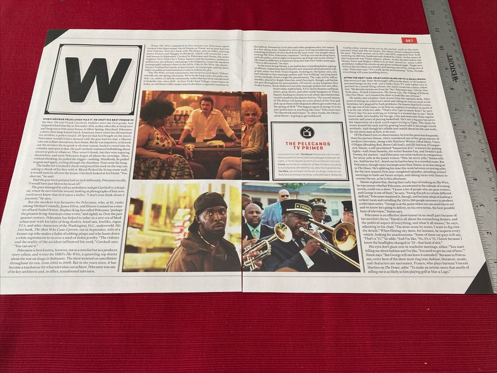 Writer George Pelecanos 8-page 2018 Print Article