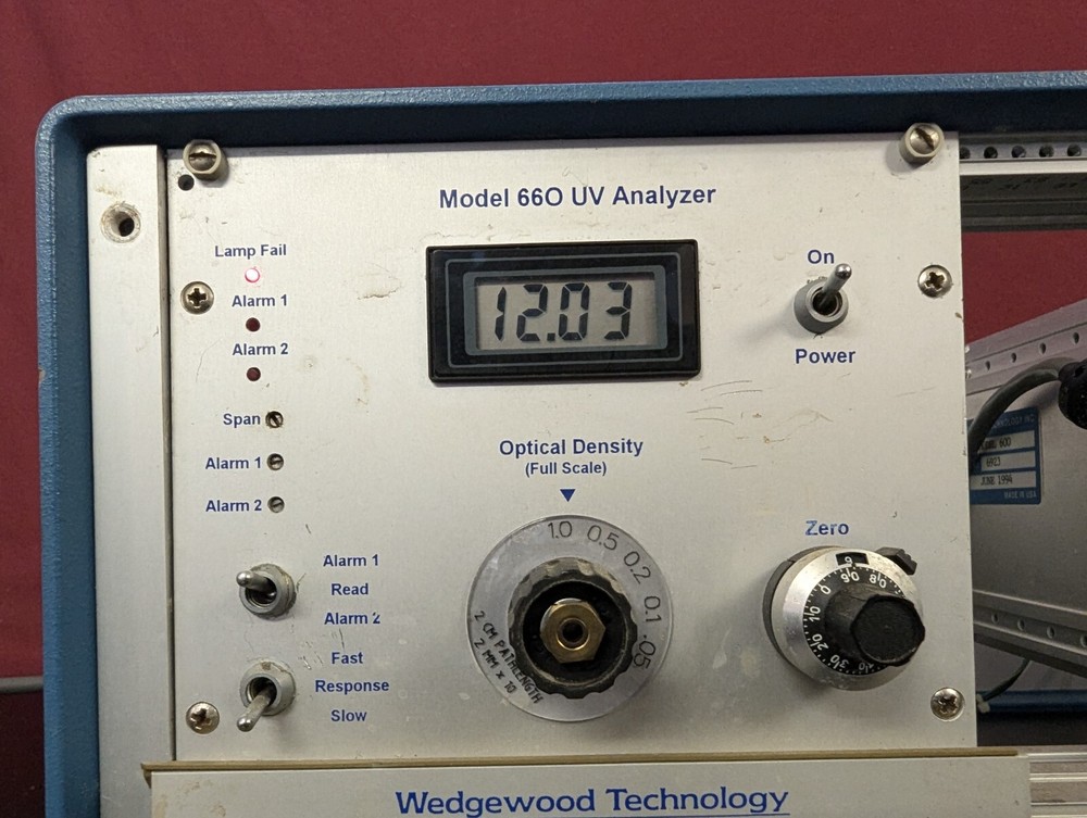 Wedgewood Technology Model 660 UV Analyzer