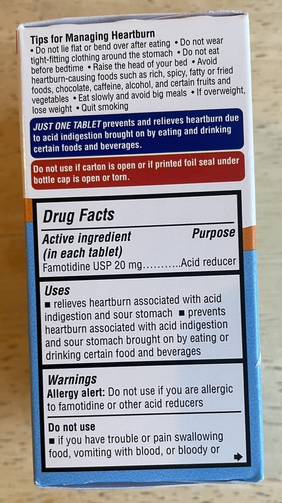Equate Maximum Strength Acid Reducer 20 mg, 100 Count