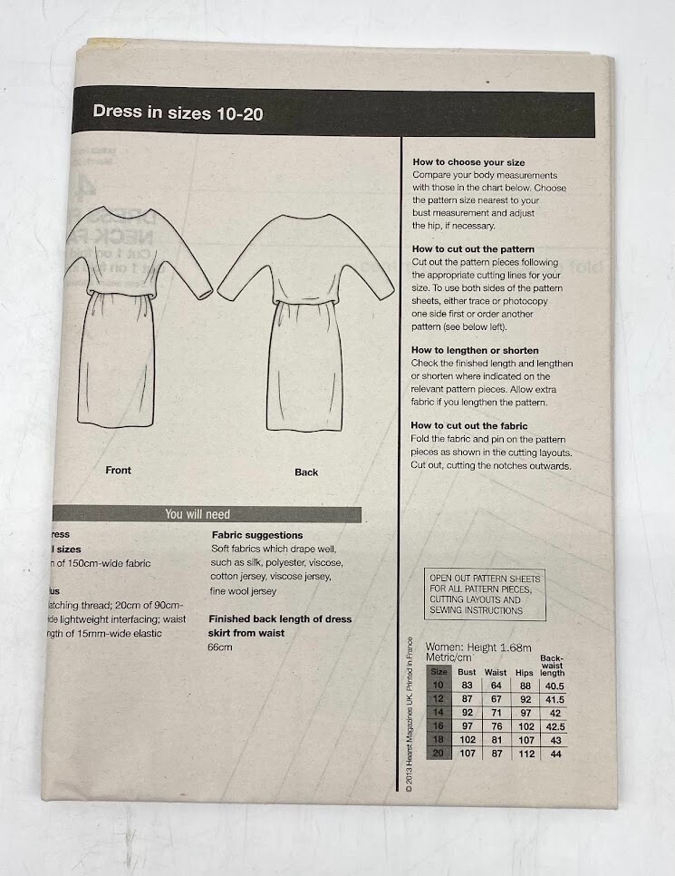 The Prima Pattern March 2013 Dress UK