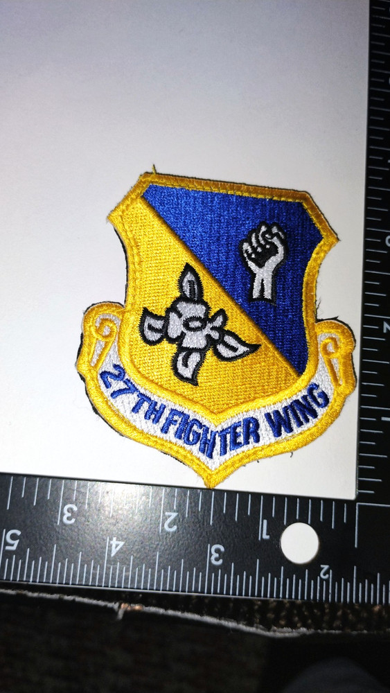 27th FIGHTER WING  HOOK BACK
