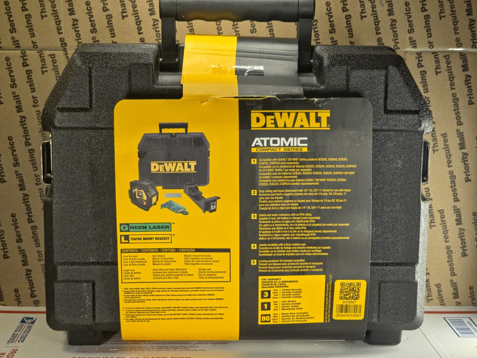 DeWalt DCLE34021B 20V Max Cordless Green Cross Line Laser (New in Original Box)