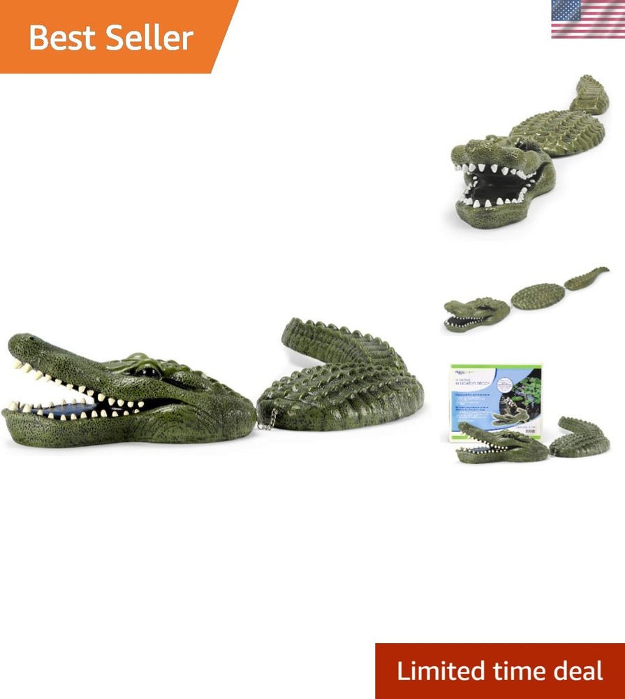 Floating Alligator Decoy, 34 inches, Green