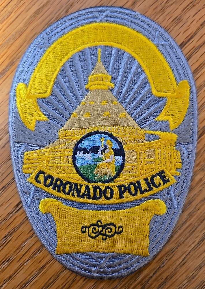 CORONADO CALIFORNIA small POLICE PATCH
