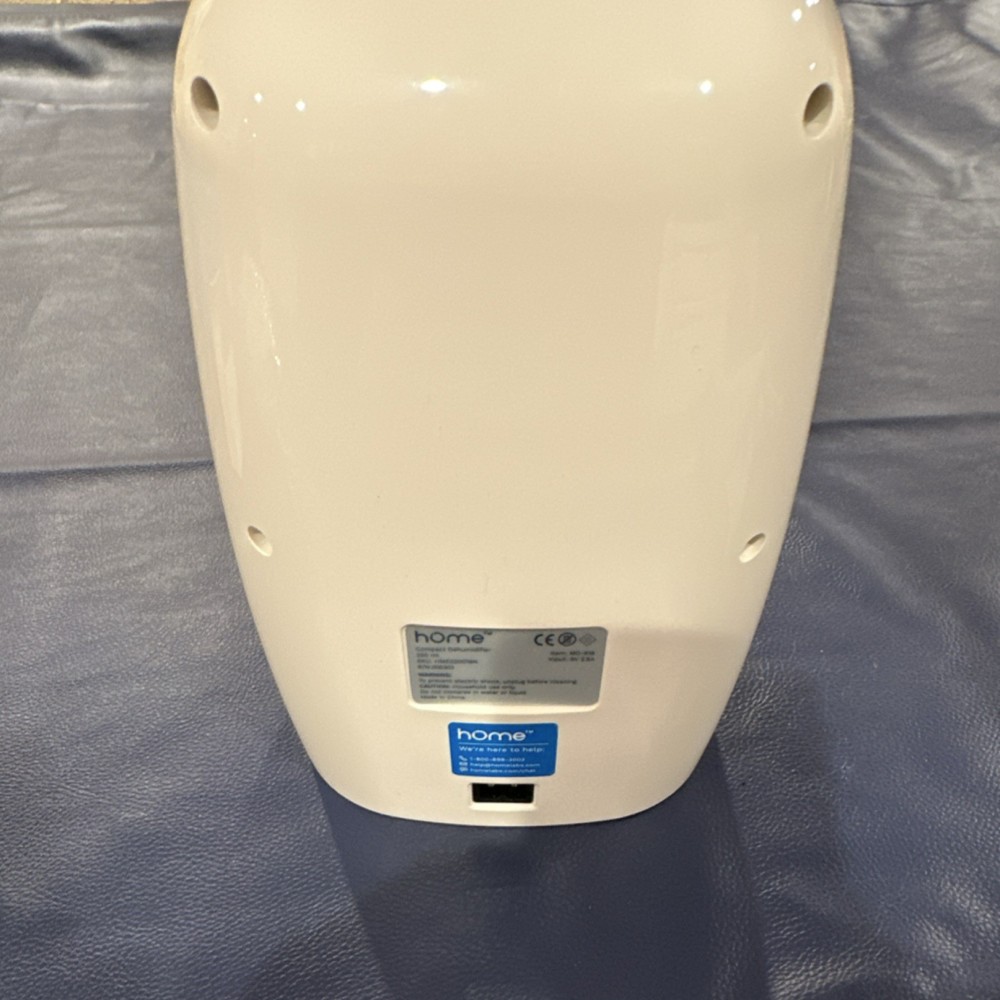 hOme Compact Dehumidifier MD-818 250 ml White Full Tank Indicator