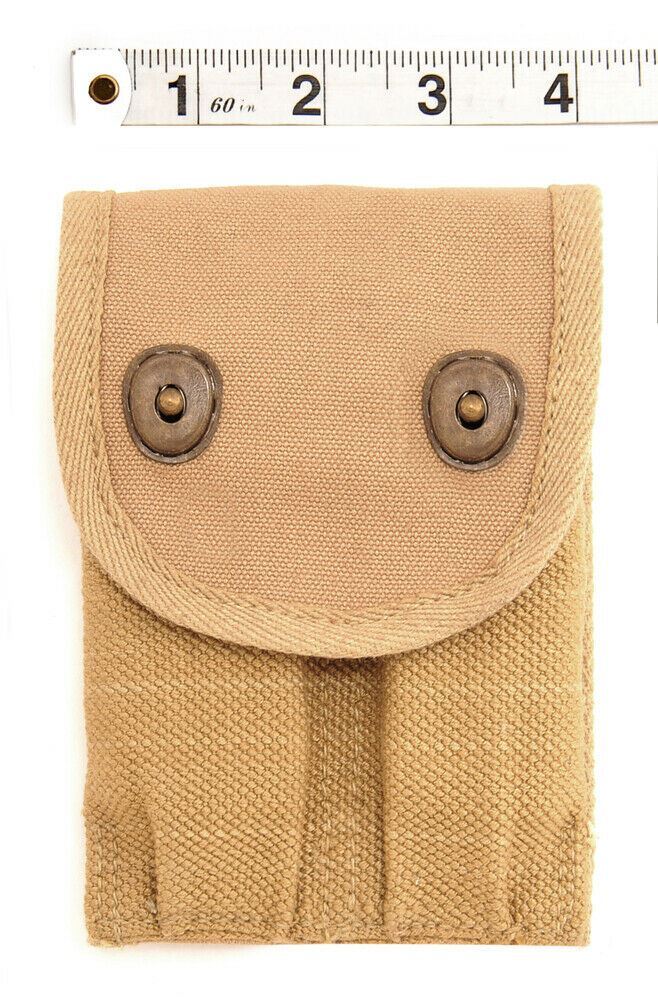 US WW1 COLT 45 AUTO DOUBLE MAGAZINE POUCH Marked JT&L 1918