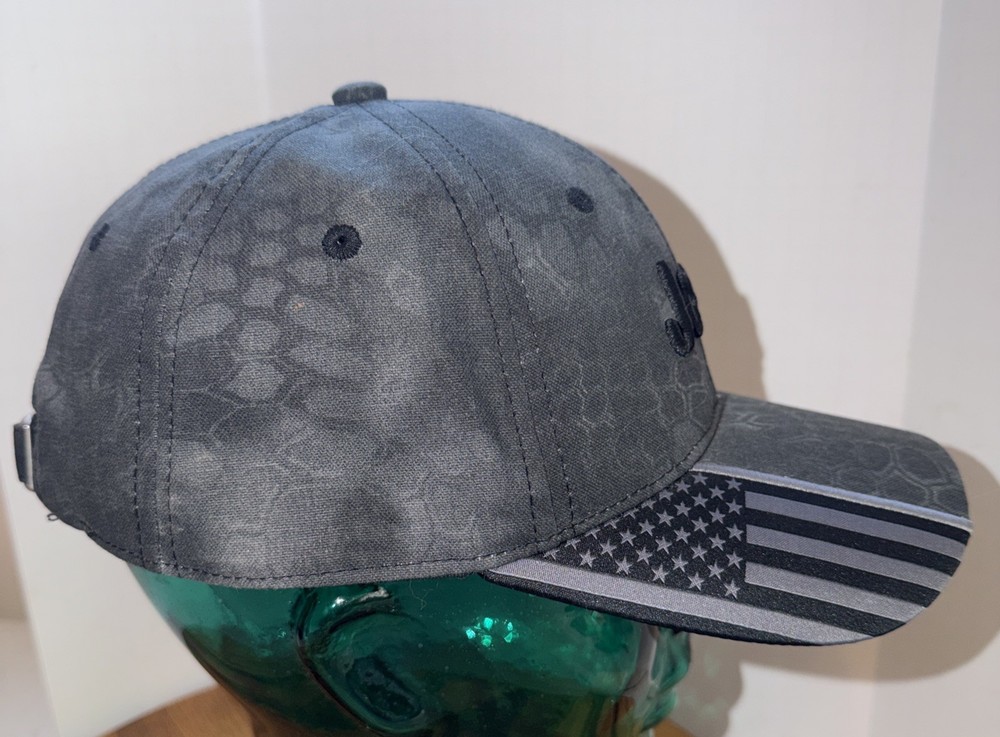 NWT JEEP KRYPTEK Black Strapback Adj Hat! Never Worn H22