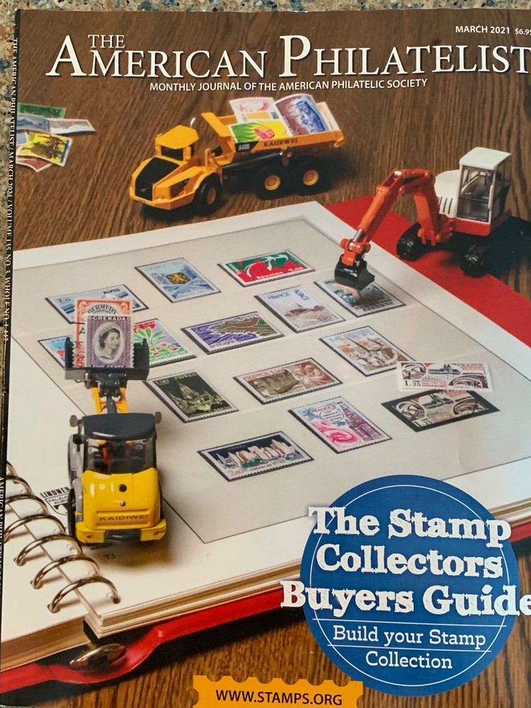American Philatelist Magazine  2021,  March