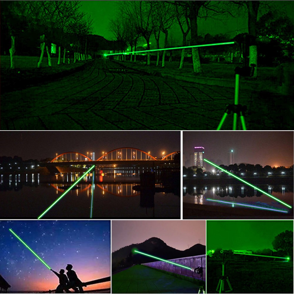 Adjustable 532nm Green Bright Laser Pointer Visible Dot Light