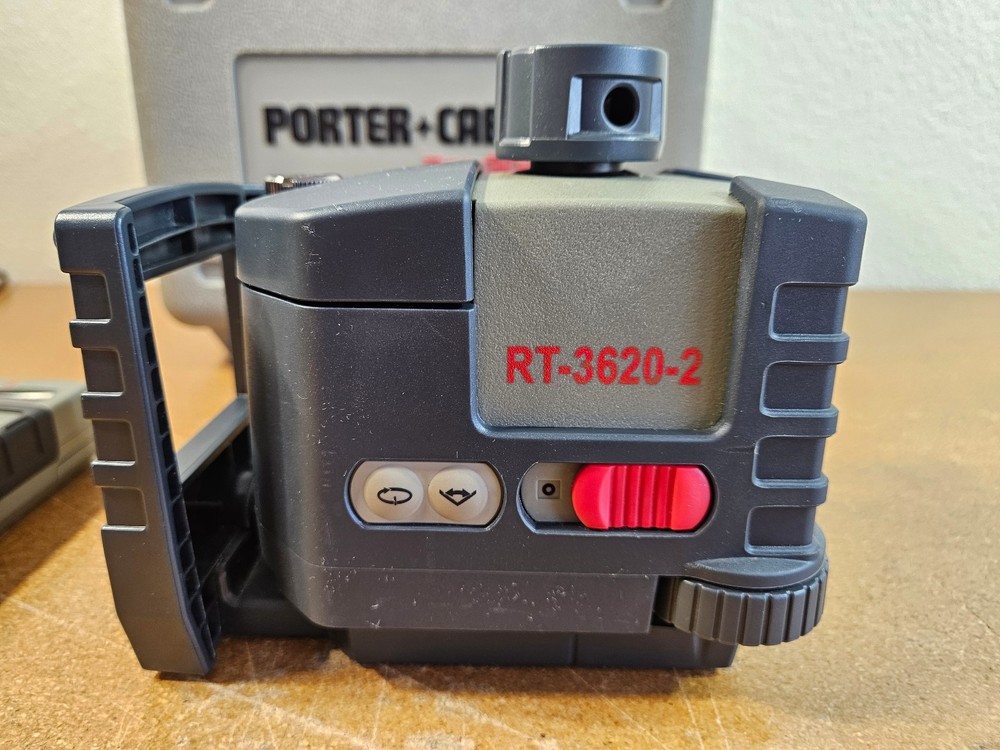 Porter Cable RT-3620-2 Rotating 2-Beam Laser Level System With Case